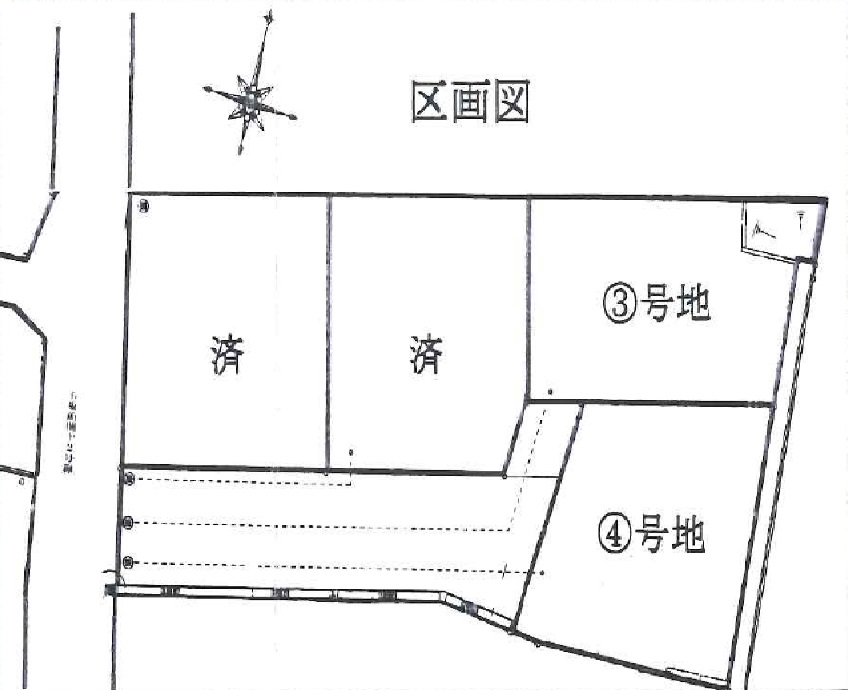 石坂区画図